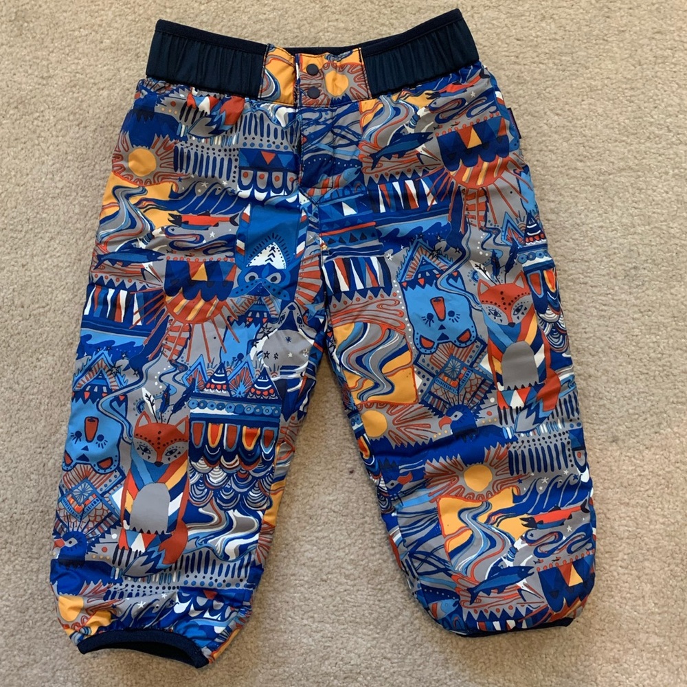 Patagonia Reversible Puff Ball Snow Pants 12-18 mo